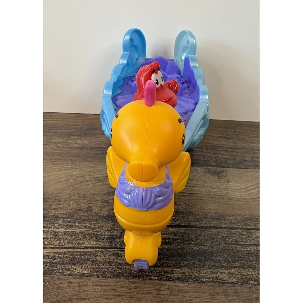 Disney Little People The Little Mermaid Ariel's Light Up Musical Sea Carriage